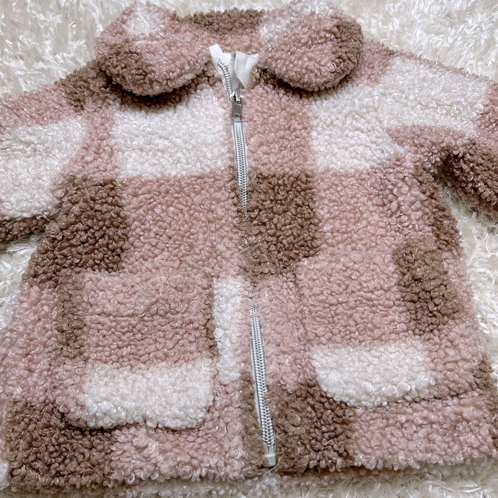 H&M || Toddler Girl (12M) Pink Jacket - Picture 3 of 6